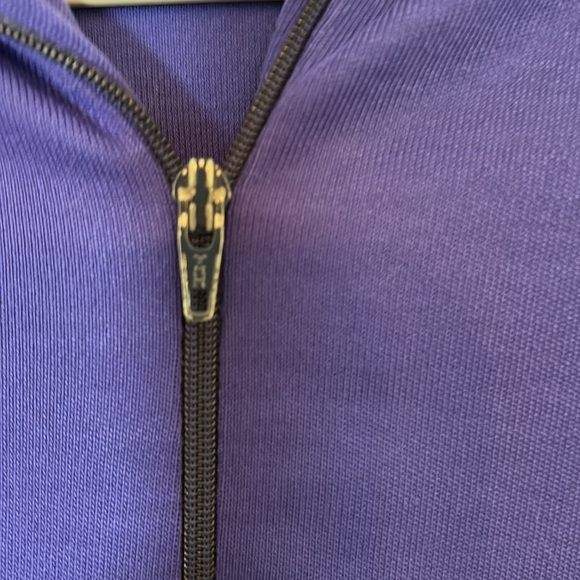 Patagonia Vintage Capilene Mens Purple USA Made 1/2 Zip Pullover-Large -B3 - Picture 3 of 4